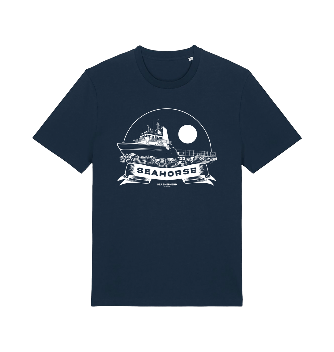 French Navy Printed T-shirt